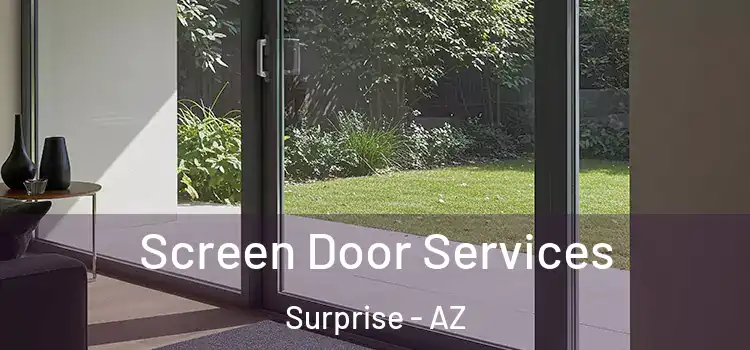 Screen Door Services Surprise - AZ